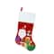 20.5" Santa Claus, Reindeer & Glitter Presents Christmas Stocking